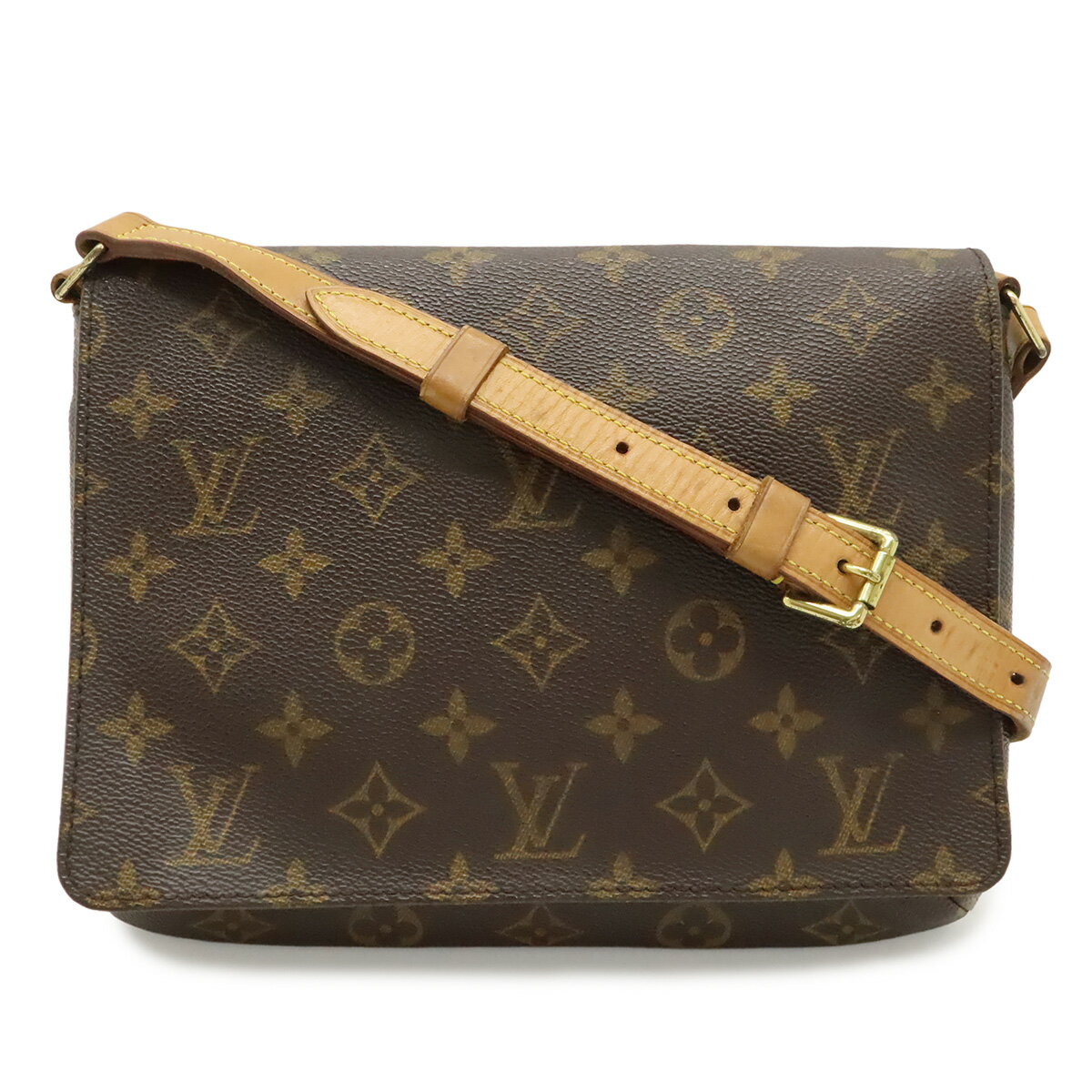 乐天商城 - LOUIS VUITTON ルイ ヴィトン モノグラム ミュゼットタンゴ ショート ショートショルダー ショルダーバッグ ワンショルダー 肩掛け M51257 【中古】