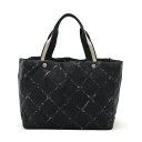 CHANEL シャネル 旧トラベルライン トートバッグ ハンドバッグ ショルダーバッグ ナイロン ブラック 黒 レッド 赤 A11833 【中古】