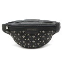 JIMMY CHOO ジミー チュウ ジミーチュウ ボディバッグ ウエストバッグ ショルダーバッグ レザー スター スタッズ ブラック 黒 シルバー金具 【中古】(4)