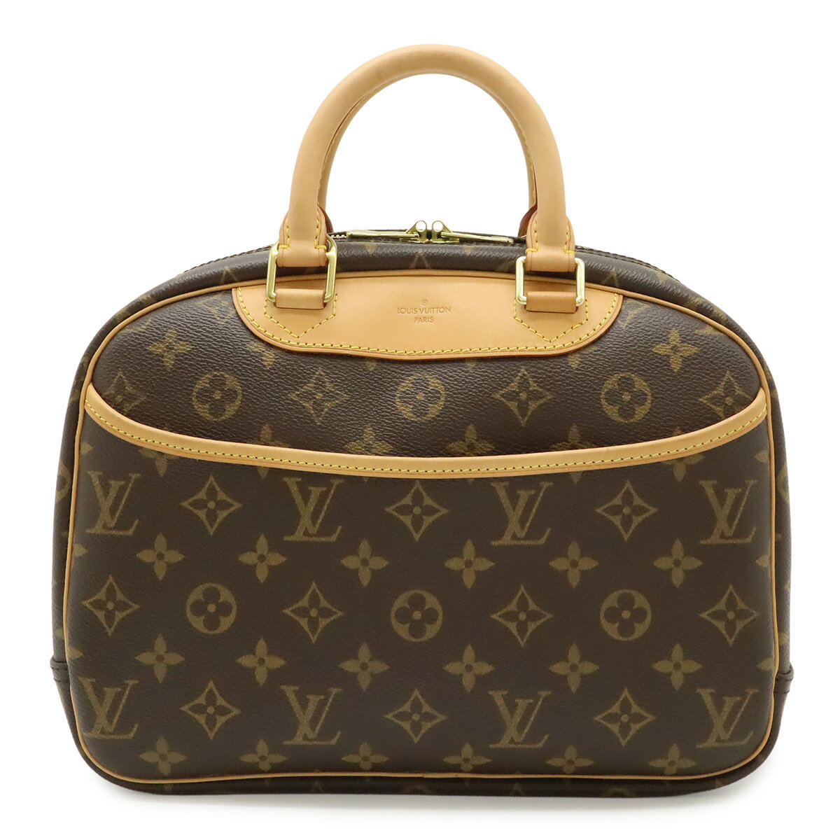 乐天商城 - LOUIS VUITTON ルイ ヴィトン モノグラム トゥルーヴィル ハンドバッグ ミニボストンバッグ ミニバッグ M42228 【中古】