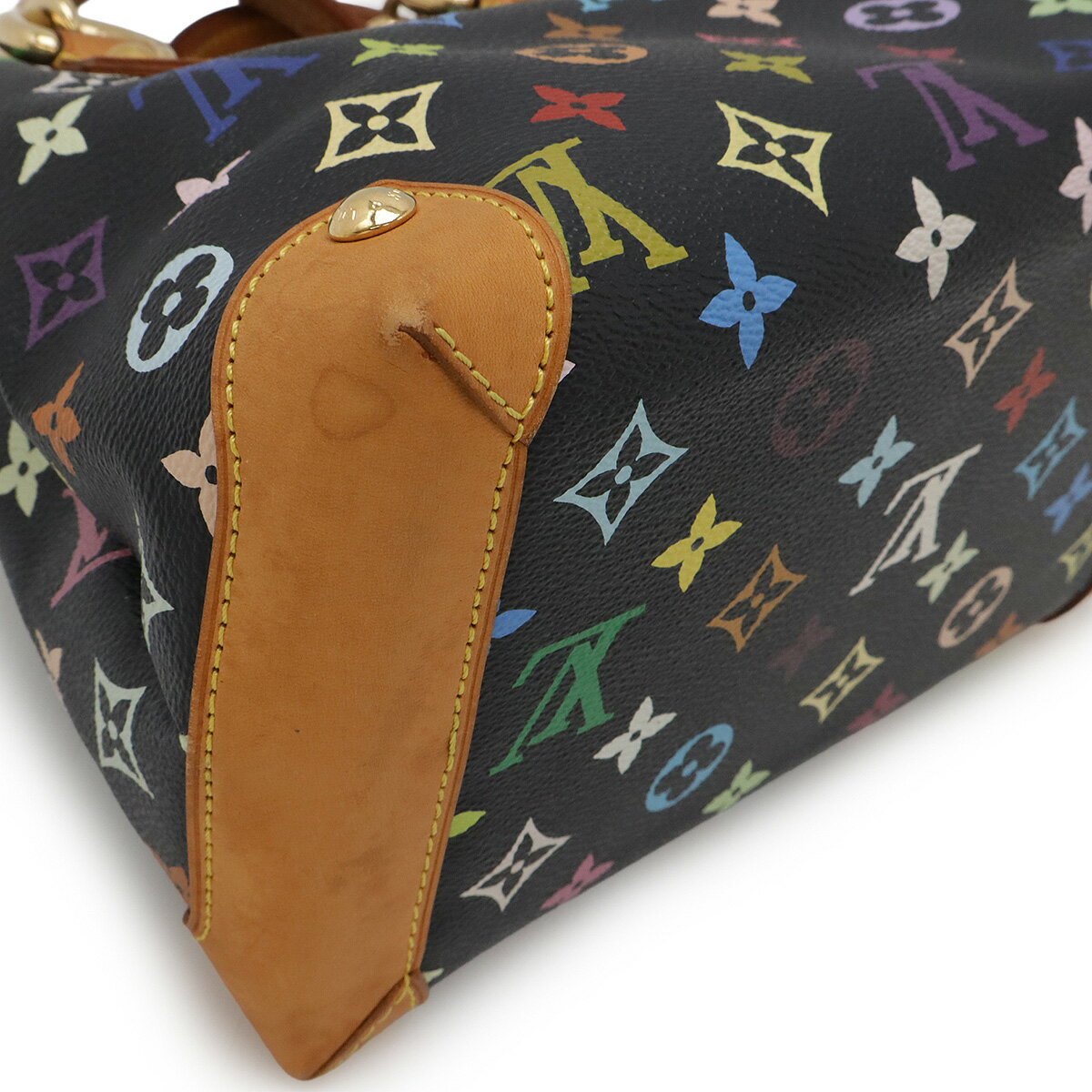 LOUIS VUITTON ルイ ヴィトン モノグラムマルチカラー オードラ ハンドバッグ チェーン ノワール 黒 ブラック M40048 【中古】