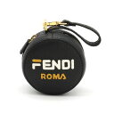 【バッグ】FENDI フェンディ フェンディマニア FILAコラボ エコバッグ トートバッグ ナイロン レザー ブラック マルチカラー ポーチ付き 7AR731 【中古】