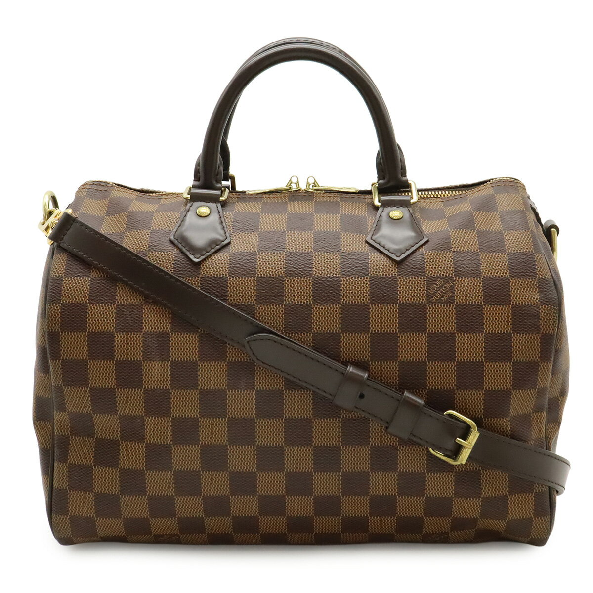 樂天商城 - LOUIS VUITTON ルイ ヴィトン ダミエ スピーディ バンドリエール30 ハンドバッグ ボストンバッグ 2WAY ショルダーバッグ 斜め掛け N41367 【中古】