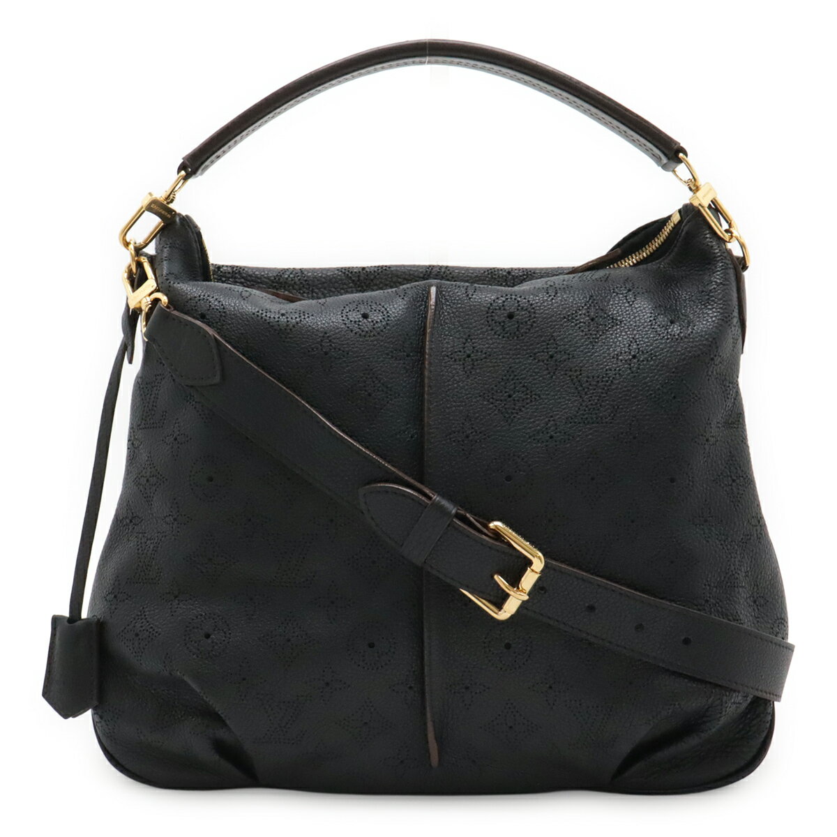 樂天商城 - LOUIS VUITTON ルイ ヴィトン マヒナ セレネPM ハンドバッグ 2WAY ショルダーバッグ ノワール 黒 ブラック ゴールド金具 ポーチ欠品 M94035 【中古】