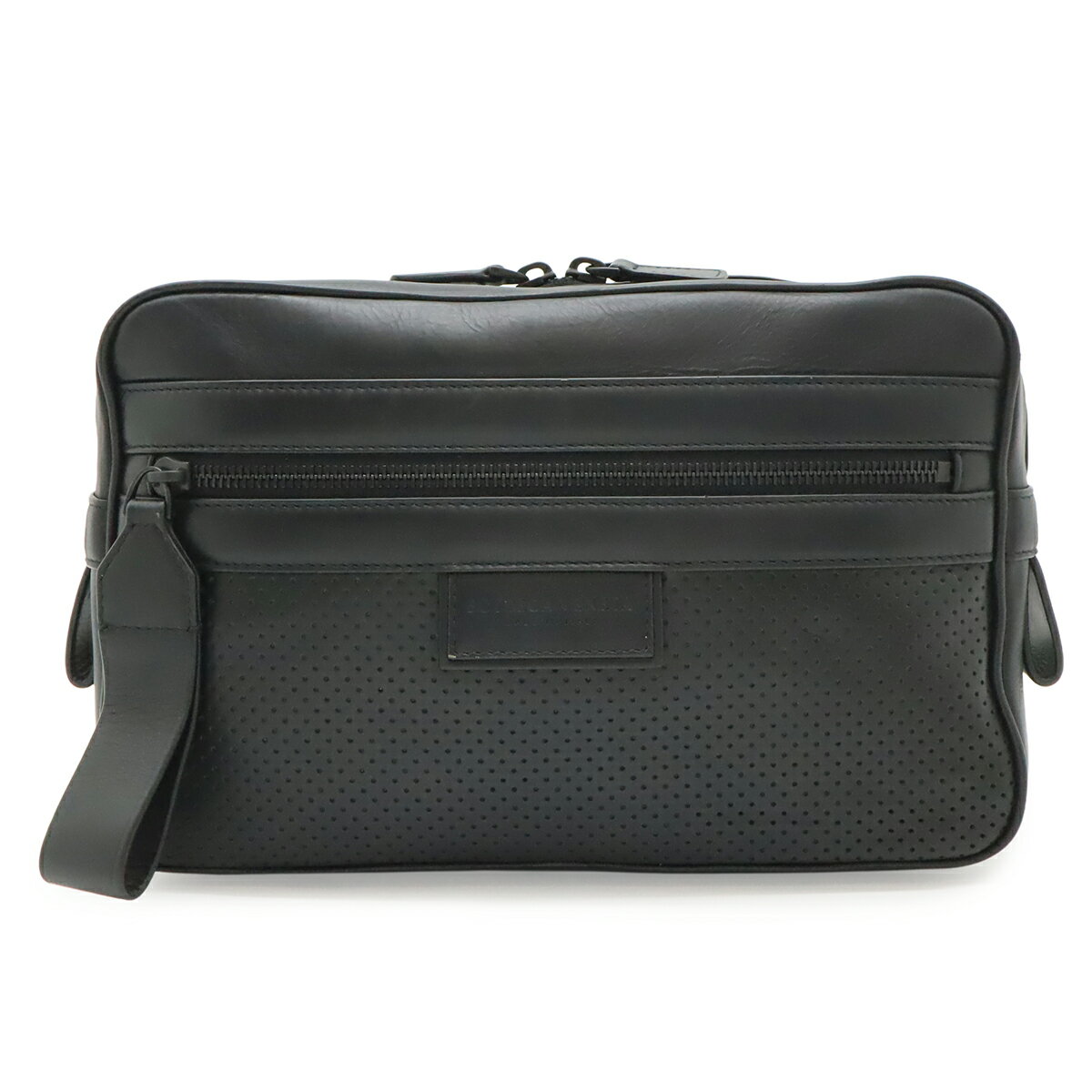 樂天商城 - BOTTEGA VENETA ボッテガ ヴェネタ ボッテガベネタ レッジェーロ ボディバッグ ウエストバッグ レザー ブラック 黒 567197 【中古】