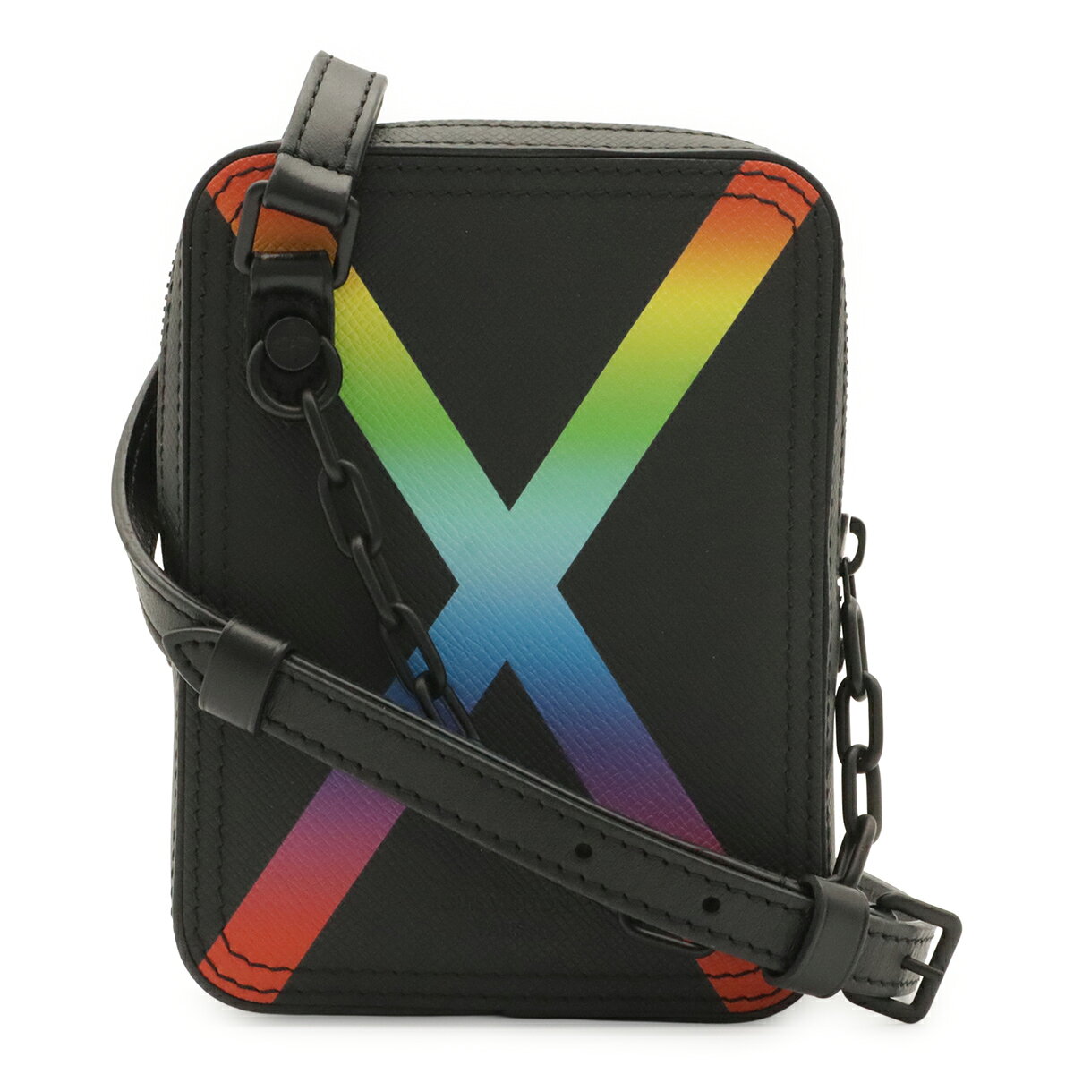 LOUIS VUITTON ルイ ヴィトン ショルダーストラップ レインボーロゴ トリヨンレザー ブラック 黒 ネイビー 紺 シルバー金具 ストラップのみ J02409 楽天市場】レインボー（ブランドルイ・ヴィトン）（バッグ｜バッグ