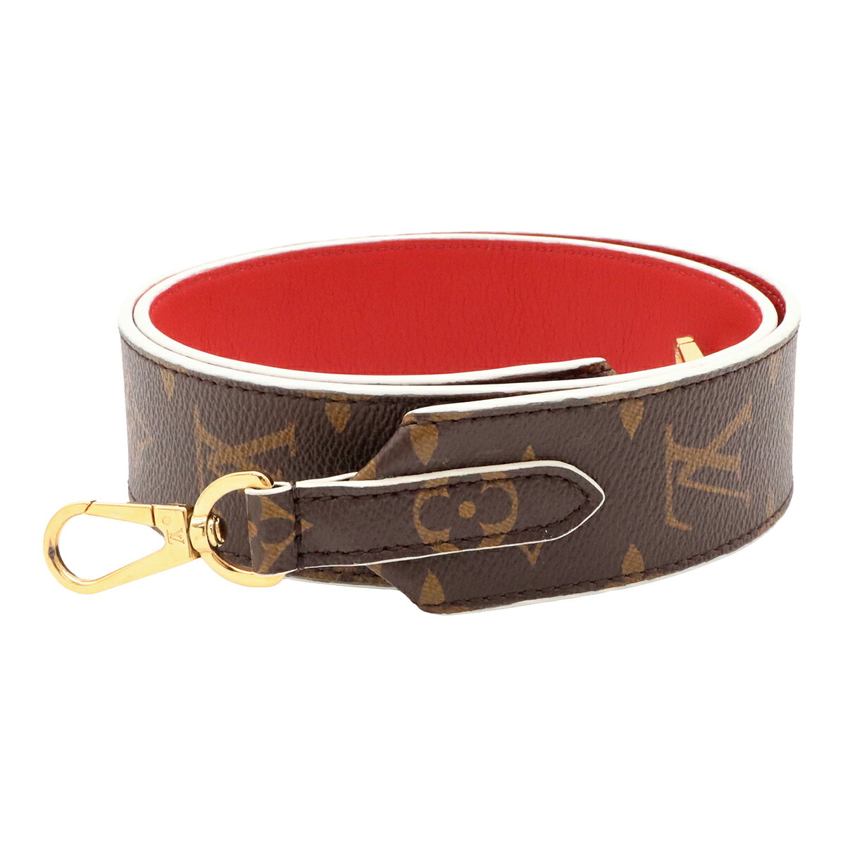 Louis Vuitton ストラップ ブラウン/レッド 楽天市場】ショルダーストラップ ルイヴィトン 赤の通販
