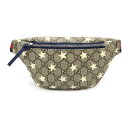 GUCCI グッチ チルドレンズ キッズライン GGスプリーム ウエストポーチ ヒップバッグ ベルトバッグ スター 星 PVC ベージュ アイボリー 50209...
