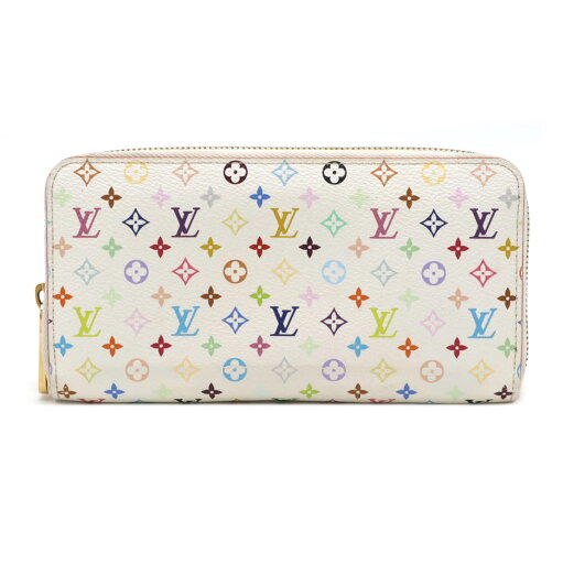 LOUIS VUITTON ルイ ヴィトン モノグラムマルチカラー ジッピーウォレット ラウンドファスナー 長財布 リッチ ブロン 白 ホワイト M60241 【中古】 LOUIS VUITTON ルイ ヴィトン モノグラムマルチカラー ジッピーウォレット ラウンドファスナー 長財布 リッチ ブロン 白 ホワイト M60241 【中古】