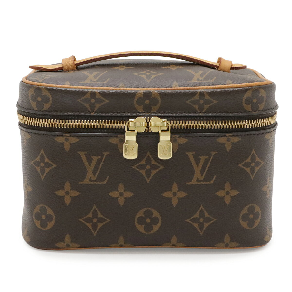 乐天商城 - LOUIS VUITTON ルイ ヴィトン モノグラム ニース ミニ コスメポーチ 化粧ポーチ メイクボックス トラベルポーチ マルチポーチ 小物入れ M44495 【中古】