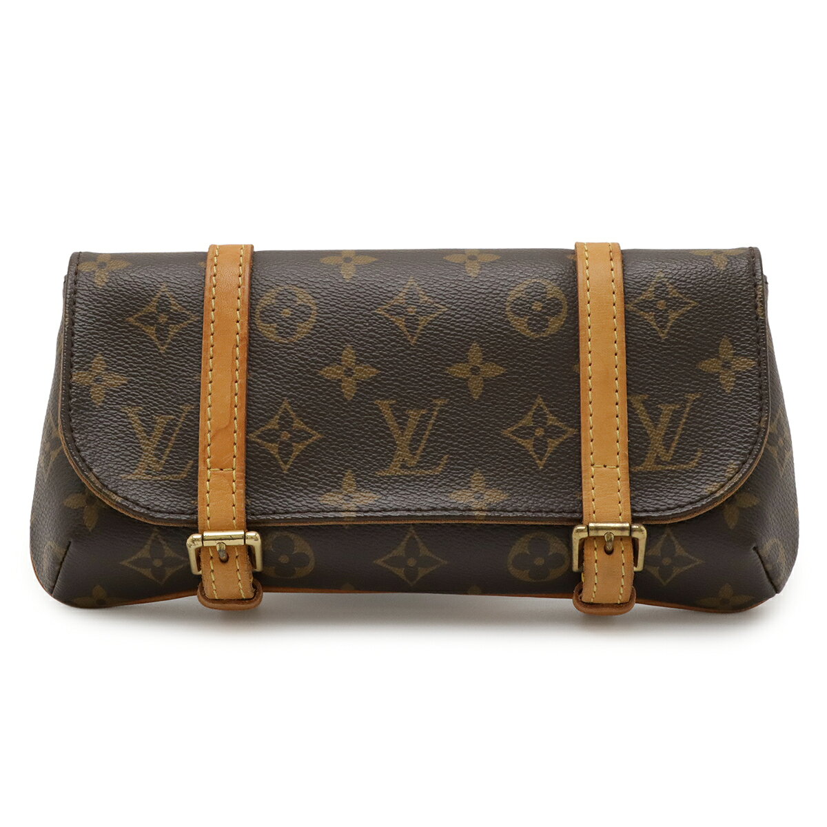 LOUIS VUITTON - LOUIS VUITTON ルイ ヴィトン モノグラム ポシェット マレル ボディバッグ ウエストバッグ ウエストポーチ 2WAY クラッチバッグ M51159 【中古】