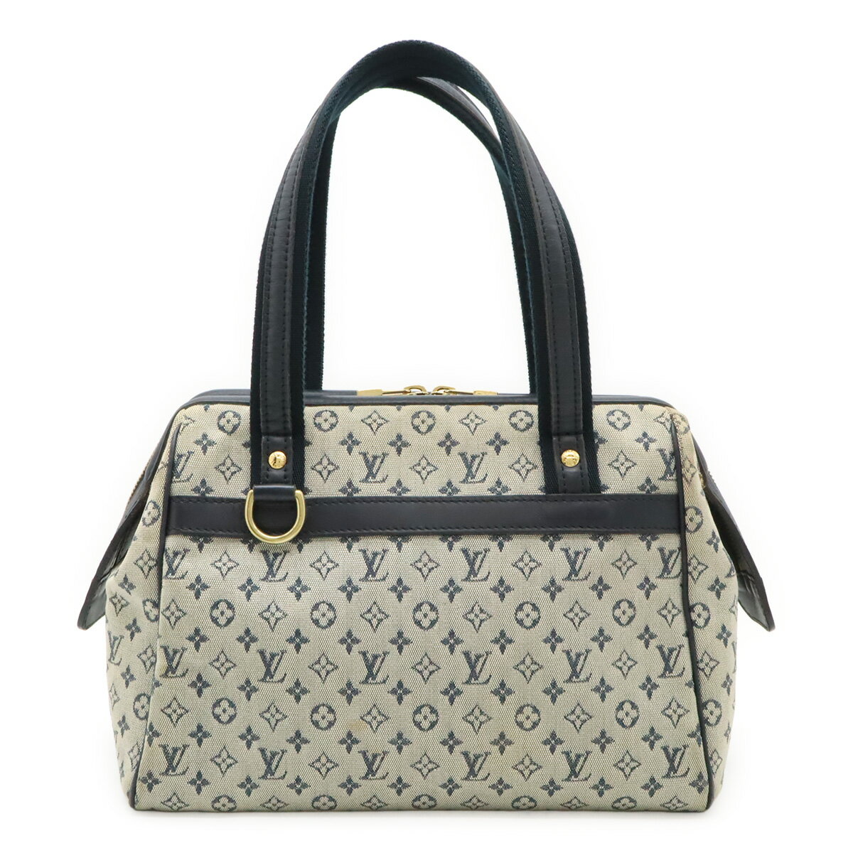 Rakuten - LOUIS VUITTON ルイ ヴィトン モノグラムミニ ジョセフィーヌPM ハンドバッグ ミニボストンバッグ キャンバス ブルー ネイビー M92214 【中古】