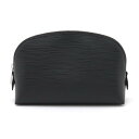 LOUIS VUITTON ルイ ヴィトン エピ ポシェット コスメティック 化粧ポーチ コスメポーチ 小物入れ ノワール 黒 ブラック シルバー金具 M413...