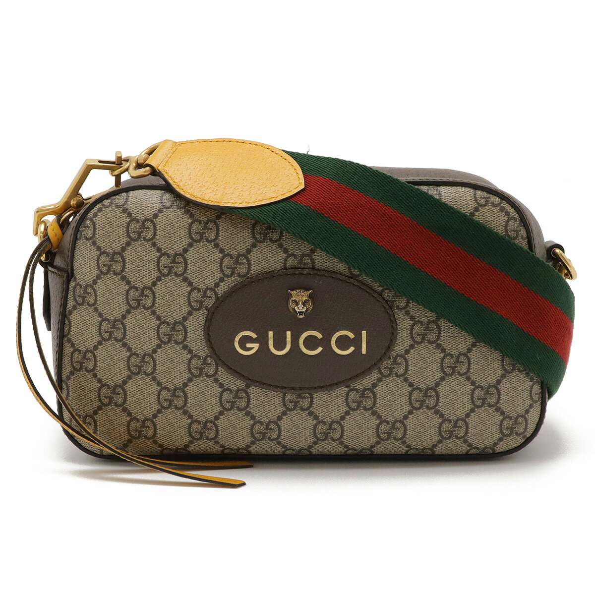 GUCCI グッチ GGスモール GGスプリーム ネオヴィンテージ メッセンジャーバッグ ショルダーバッグ 2WAY クラッチバッグ PVC ベージュ 476466 【中古】