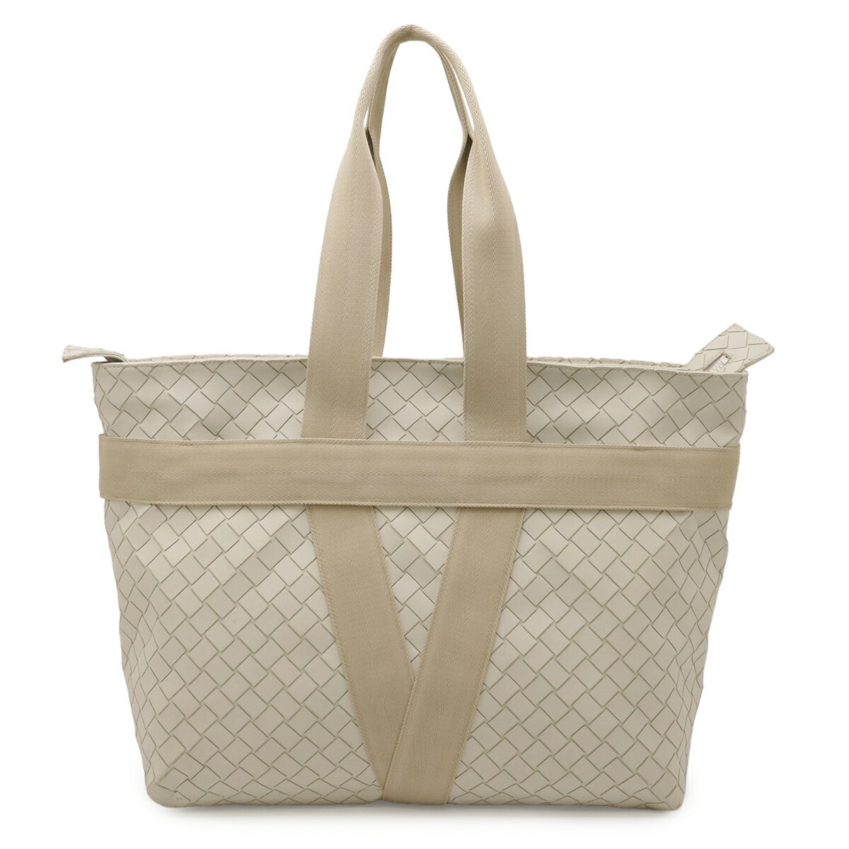BOTTEGA VENETA ボッテガ ヴェネタ ボッテガベネタ イントレチャート スコルピート トートバッグ ラージトート ショルダーバッグ アイボリー 651681 【中古】