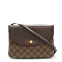 LOUIS VUITTON ルイ ヴィトン ダミエ トワイス ショルダーバッグ ポシェット 斜め掛け N48259 【中古】