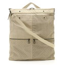 BOTTEGA VENETA ボッテガ ヴェネタ ボッテガベネタ パンチング ショルダーバッグ 2WAY ハンドバッグ レザー アイボリー 【中古】