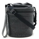 BOTTEGA VENETA ボッテガ ヴェネタ ボッテガヴェネタ バケット バケツ型 ショルダーバッグ 斜め掛け レザー ブラック 黒 【中古】