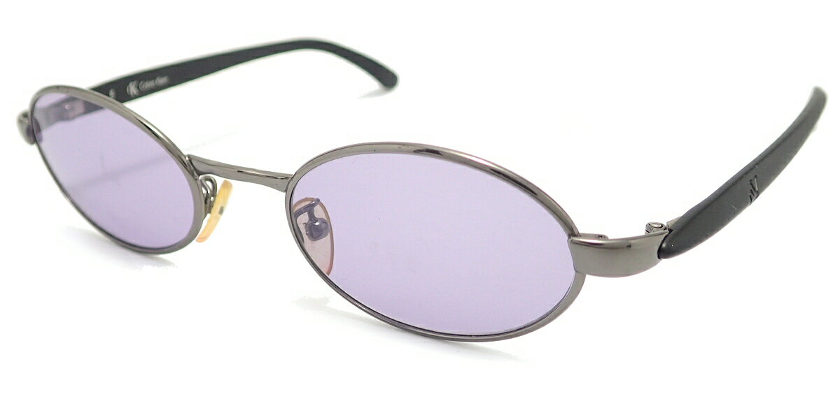 Calvin Klein カルバン クライン CK サングラス パープル シルバー ブラック 1010 【中古】【u】【Blumin/森田質店】【質屋出店】
