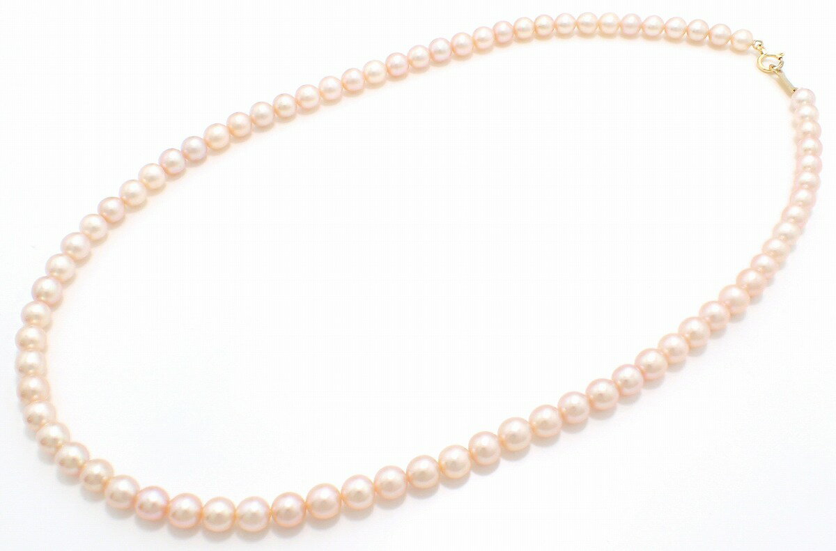 【ジュエリー】TASAKI 田崎真珠 TASAKI People 淡水パール ネックレス 真珠 5-5.5m/m K18 イエローゴールド金具 アウトレット品 【中古】【k】のサムネイル