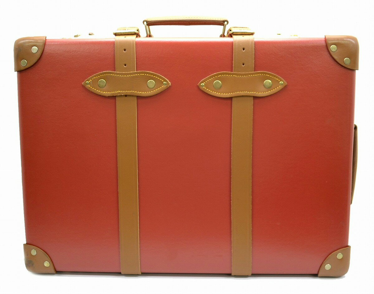 【バッグ】GLOBE TROTTER グローブ トロッター スーツケース トロリーケース キャリーケース キャリーバッグ 旅行カバン トラベルバッグ コーラルレッド 【中古】【k】【Blumin/森田質店】【質屋出店】