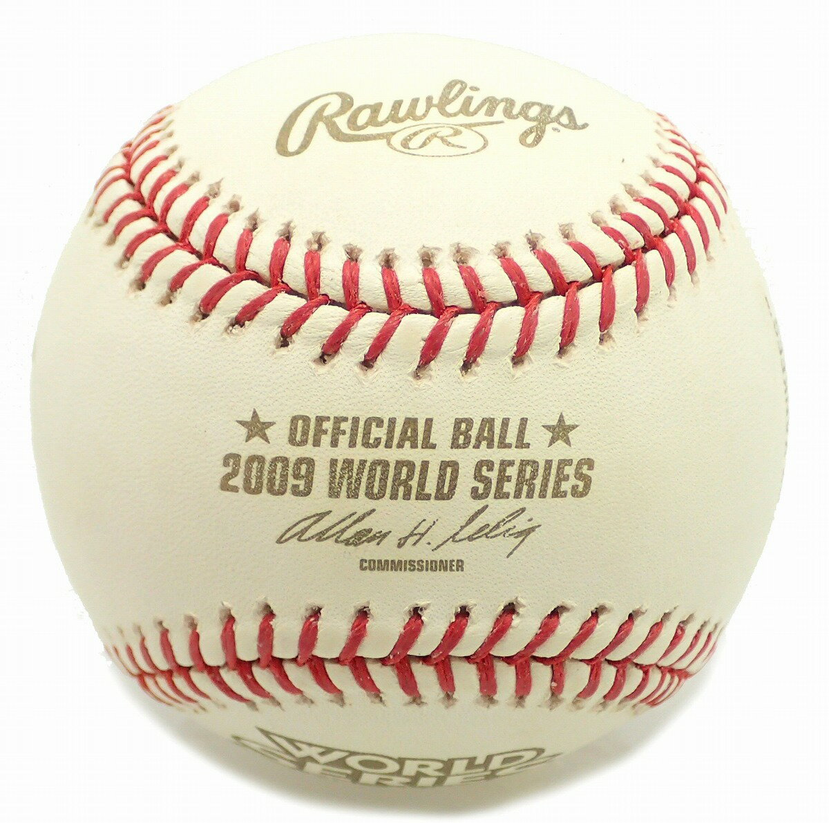 【新品未使用品】2009年MLBワールドシリーズ 公式球 オフィシャルボール 野球ボール ベースボール メジャーリーグ ヤンキース優勝記念 ローリングス社製【k】【Blumin/森田質店】【質屋出店】のサムネイル