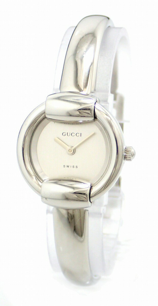 【ウォッチ】GUCCI グッチ シルバー文字盤 SS Rサイズ レディース QZ クォーツ 腕時計 1400L 【中古】【u】【Blumin/森田質店】【質屋出店】