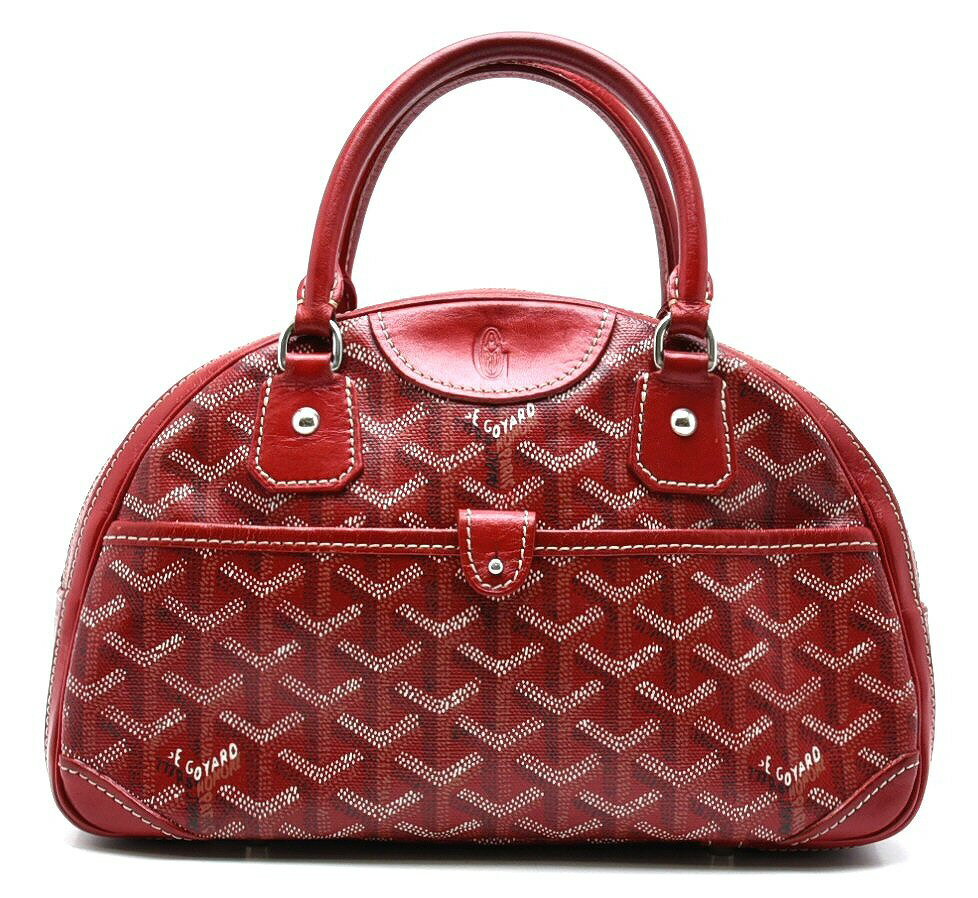 【バッグ】GOYARD ゴヤール サンジャンヌPM ハンドバッグ ミニボストンバッグ ヘリンボーン柄 ...