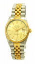 【ウォッチ】ROLEX ロレックス デイトジャスト ゴールド文字盤 デイト SS/YG 9番 メンズ 腕時計 16013【中古】【k】【Blumin 楽天市場店】
