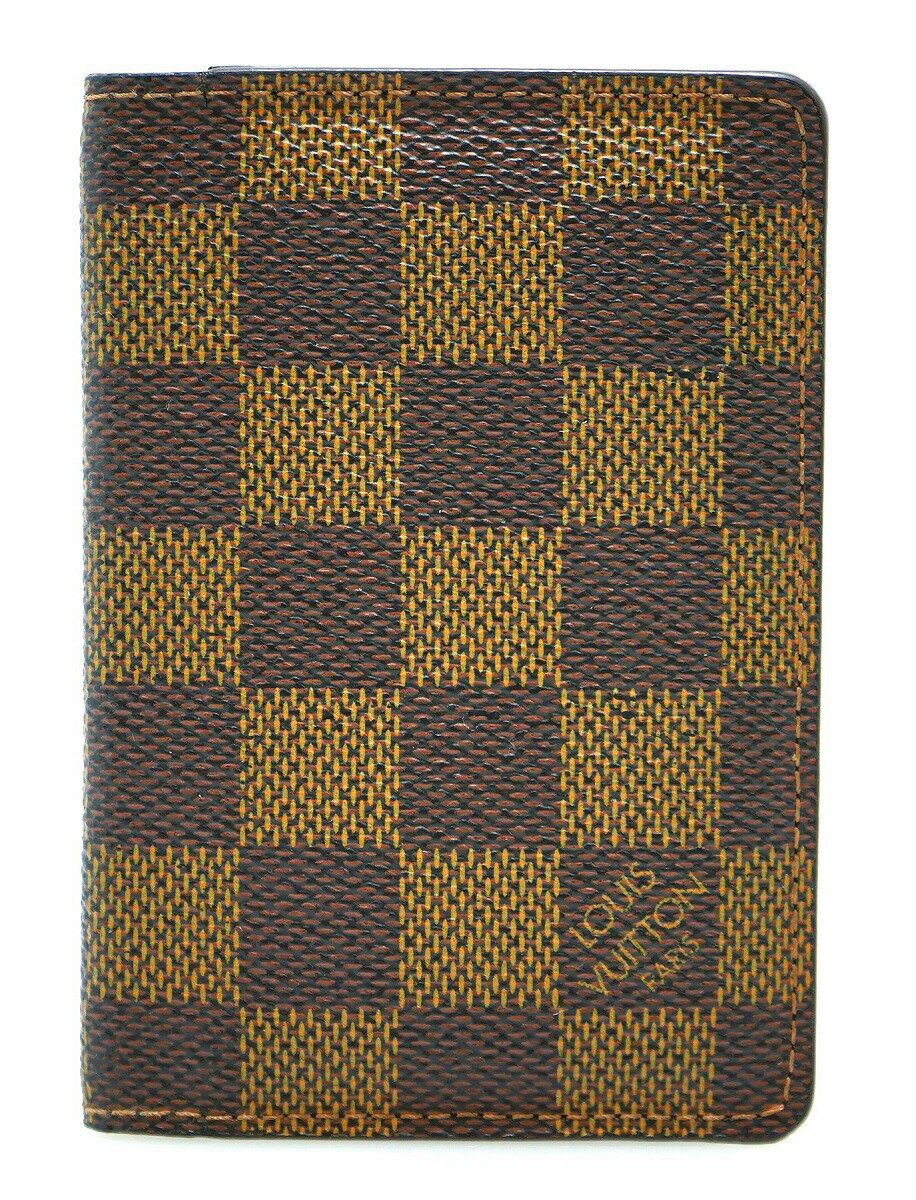 LOUIS VUITTON ルイ ヴィトン ダミエ オーガナイザー ドゥポッシュ カードケース 名刺入れ パスケース 定期入れ N61721 【中古】【k】【Blumin/森田質店】【質屋出店】