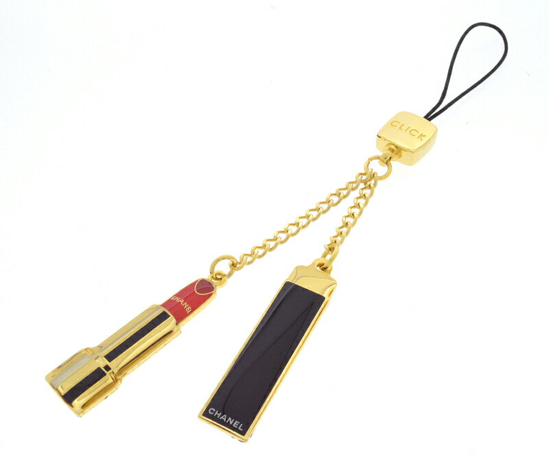 【未使用品】CHANEL シャネル ROUGE ALLURE シャネル ルージュ 携帯ストラップ ノベルティ 非売品 【u】【Blumin 楽天市場店】のサムネイル