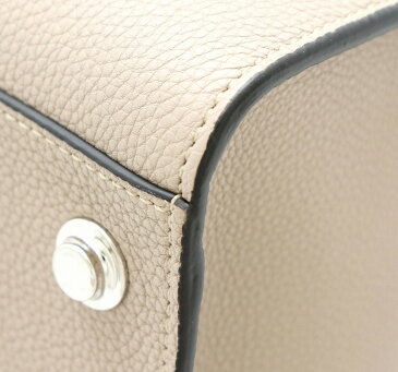 【バッグ】COACH コーチ シティ スティーマー MM ハンドバッグ 2WAY ショルダーバッグ ノワール レザー 鍵 ベージュ ブラック 黒 M54314 【中古】【k】