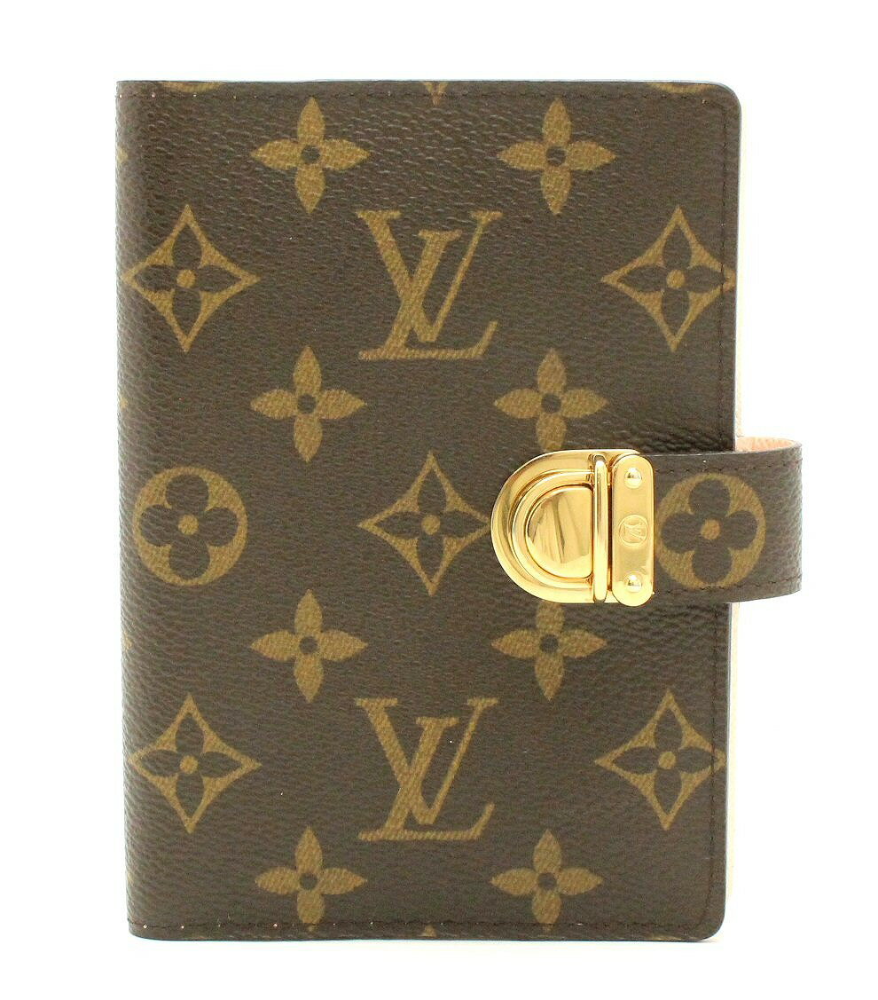 LOUIS VUITTON ルイ ヴィトン モノグラム コアラ アジェンダPM 手帳カバー 6穴式手帳カバー システム手帳 ローズ ピンク R21013 【中古】【k】