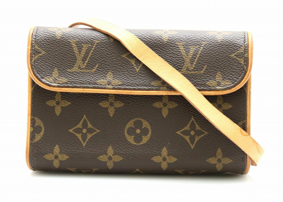 【バッグ】LOUIS VUITTON ルイ ヴィトン モノグラム ポシェット フロランティーヌ ウエストポーチ ウエストバッグ ヒップバッグ ストラップ Mサイズ M51855 【中古】【k】