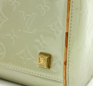 【バッグ】LOUIS VUITTON ルイ ヴィトン モノグラムヴェルニ トンプキンス スクエア ハンドバッグ ミニボストンバッグ グリ シルバーグレー M91150 【中古】【k】