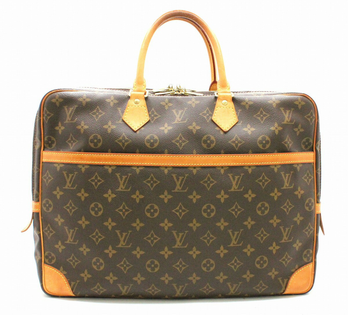 【バッグ】LOUIS VUITTON ルイ ヴィトン モノグラム ポルトドキュマン ヴォワヤージュ 2コンパートメント ブリーフケース 書類カバン ビジネスバッグ M53362 【中古】【k】