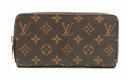 【財布】LOUIS VUITTON ルイ ヴィトン モノグラム ジッピーウォレット ラウンドファスナー 長財布 M60017 【中古】【k】