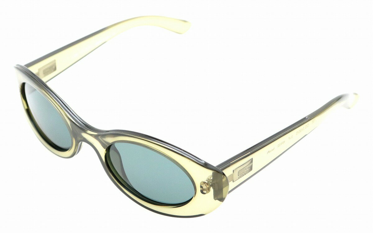 GUCCI グッチ サングラス ブルースモーク 135 49□22 クリアグリーン 緑 GG2430/S 【中古】【u】