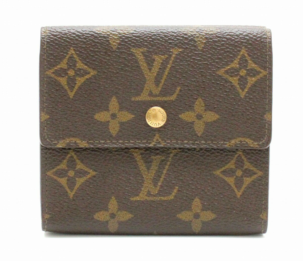 【財布】LOUIS VUITTON ルイ ヴィトン モノグラム ポルトモネ ビエ カルト クレディ ダブルホック財布 Wホック財布 M61652 【中古】【k】