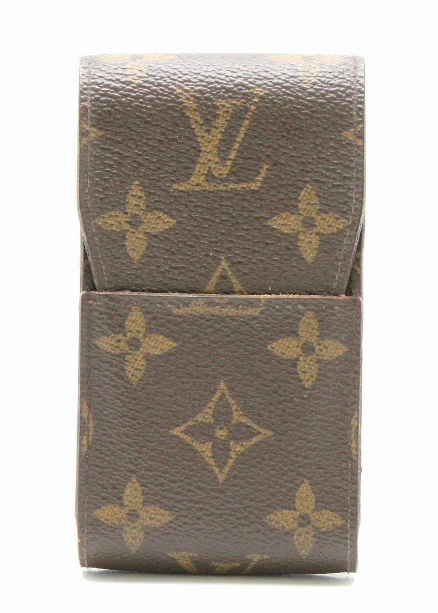 LOUIS VUITTON ルイ ヴィトン モノグラム エテュイ シガレット シガレットケース タバコケース IQOS ケース アイコスケース イニシャル入り M63024 【中古】【k】