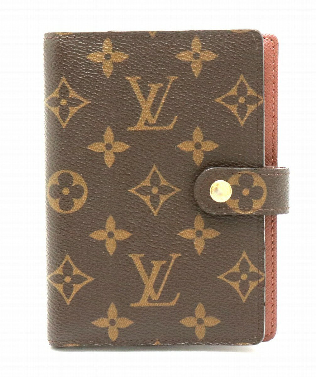 LOUIS VUITTON ルイ ヴィトン モノグラム アジェンダPM 手帳カバー 6穴式手帳カバー システム手帳 R20005 【中古】【k】