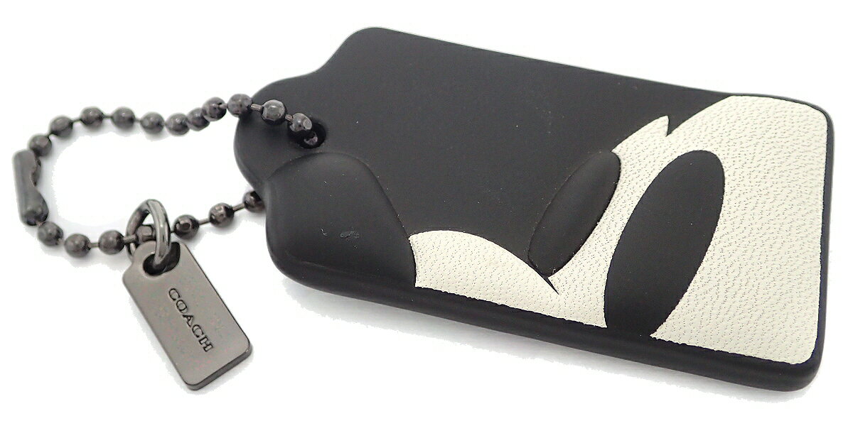 COACH コーチ ミッキープロフィール ハングタグ ディズニー コラボ キーホルダー バッグチャーム 54091 【中古】【u】