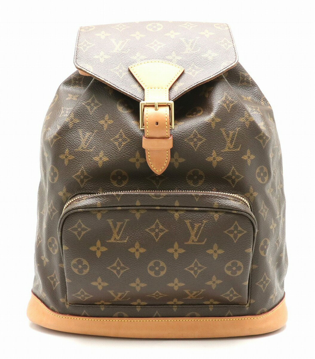 【バッグ】LOUIS VUITTON ルイ ヴィトン モノグラム モンスリGM リュック リュックサック ショルダーバッグ バッグパック M51135 【中古】【u】