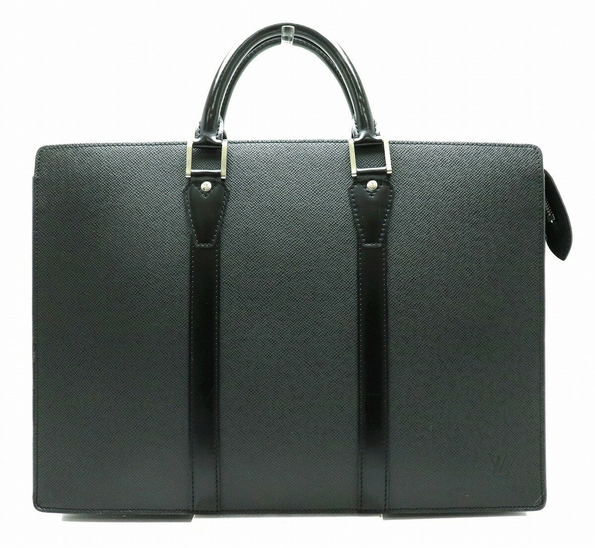 【バッグ】LOUIS VUITTON ルイ ヴィトン タイガ ロザン 書類カバン ビジネスバッグ ブリーフケース レザー アルドワーズ 黒 ブラック M30052 【中古】【k】