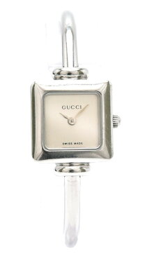 【ウォッチ】GUCCI グッチ バングルウォッチ シルバー文字盤 SS QZ クォーツ レディース 腕時計 1900L 【中古】【s】