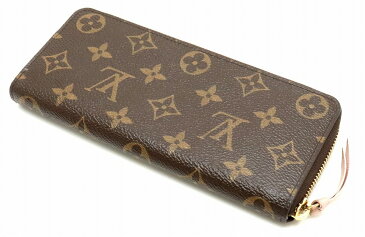 【財布】LOUIS VUITTON ルイ ヴィトン モノグラム ポルトフォイユ クレマンス ラウンドファスナー 長財布 ローズバレリーヌ ピンク M61298 【中古】【s】