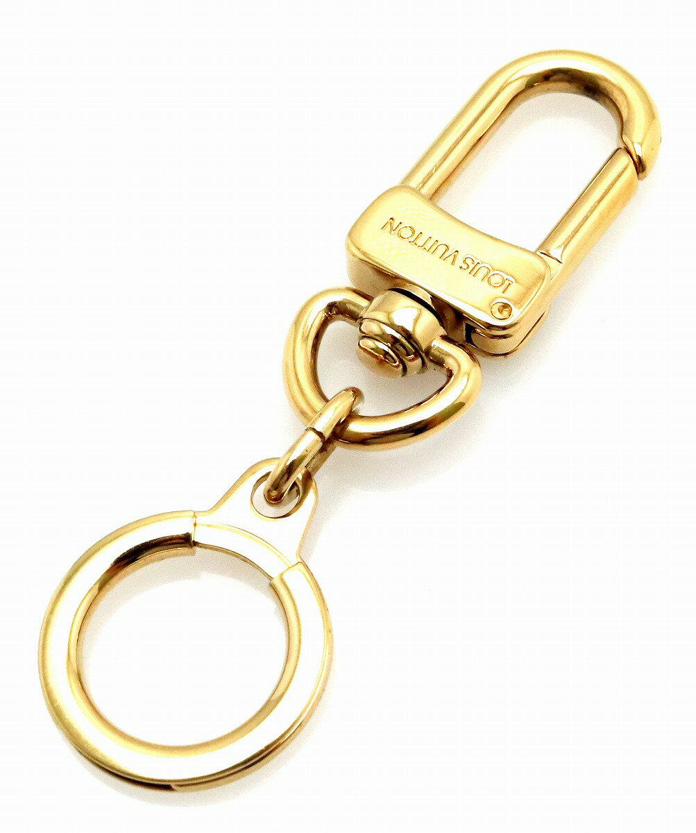 LOUIS VUITTON ルイ ヴィトン アノクレ キーホルダー キーリング ゴールド GP M62694 【中古】