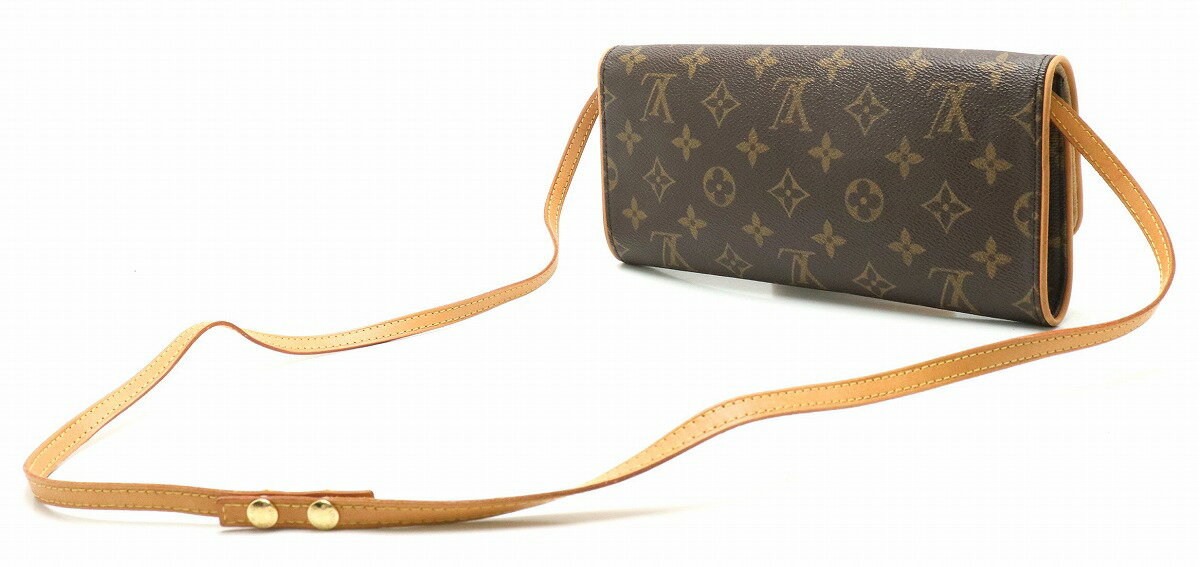 【バッグ】LOUIS VUITTON ルイ ヴィトン モノグラム ポシェットツインGM ショルダーバッグ 斜め掛けショルダー クラッチバッグ M51852 【中古】