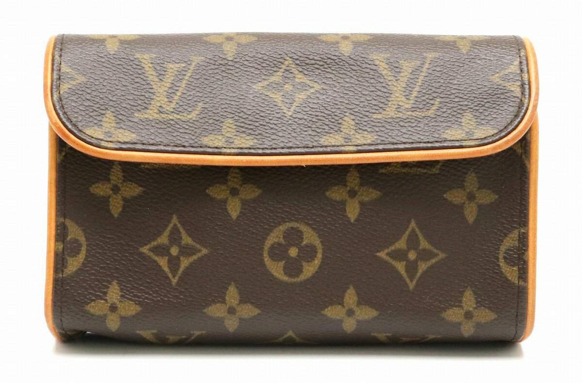 【バッグ】LOUIS VUITTON ルイ ヴィトン モノグラム ポシェット フロランティーヌ ウエストポーチ ウエストバッグ ヒップバッグ ストラップ Sサイズ M51855 【中古】
