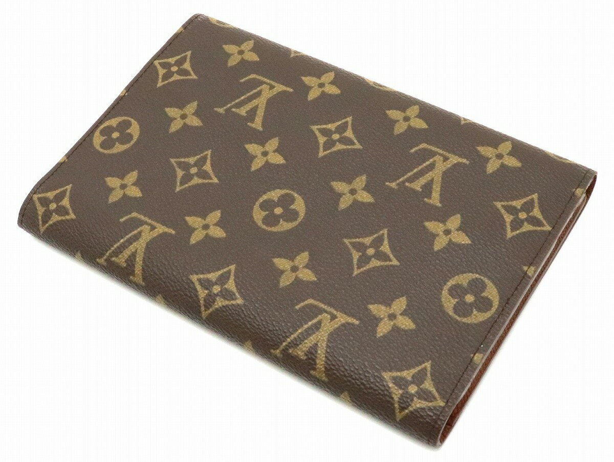 【財布】LOUIS VUITTON ルイ ヴィトン モノグラム ポシェット パスポール パスポートケース兼3つ折長財布 M60135 【中古】